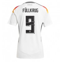 Maglia Calcio Germania Niclas Fullkrug #9 Prima Divisa Donna Europei 2024 Manica Corta